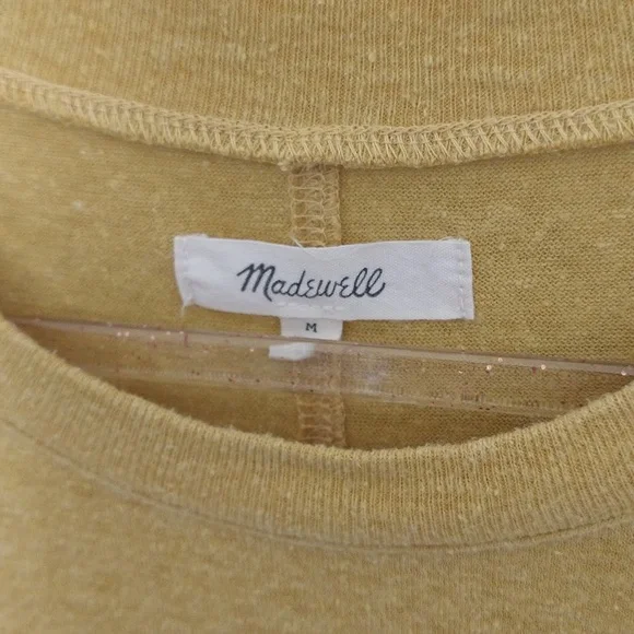 Madewell Hemp Relaxed Drapey Tee Ornate Gold - Picture 11 of 12